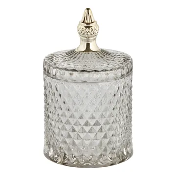 Barattolo con coperchio Miya Ø 10,5 cm - Grigio chiaro - Lene Bjerre