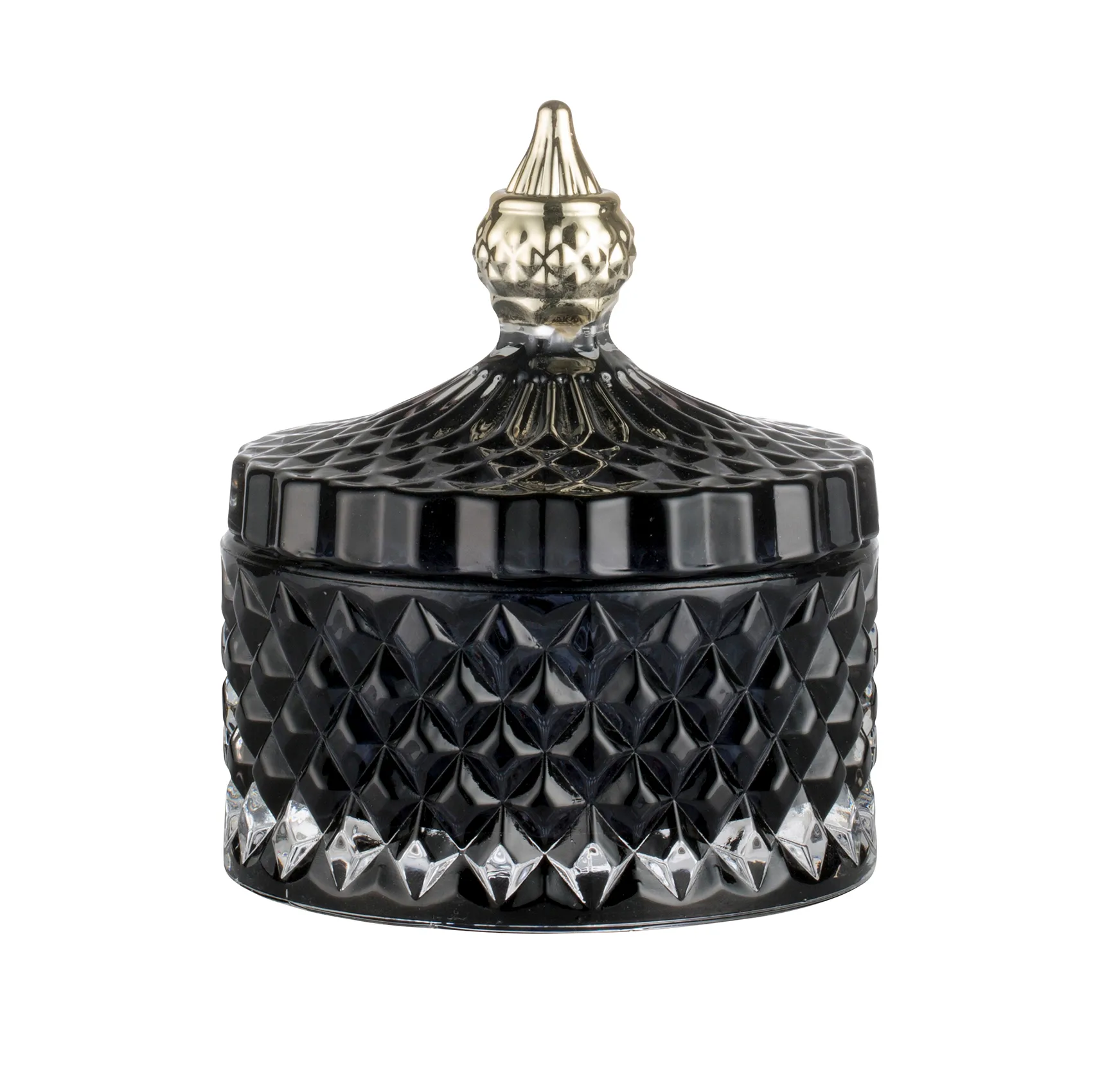 Barattolo con coperchio Miya Ø 8,5 cm, grigio scuro/nero Lene Bjerre