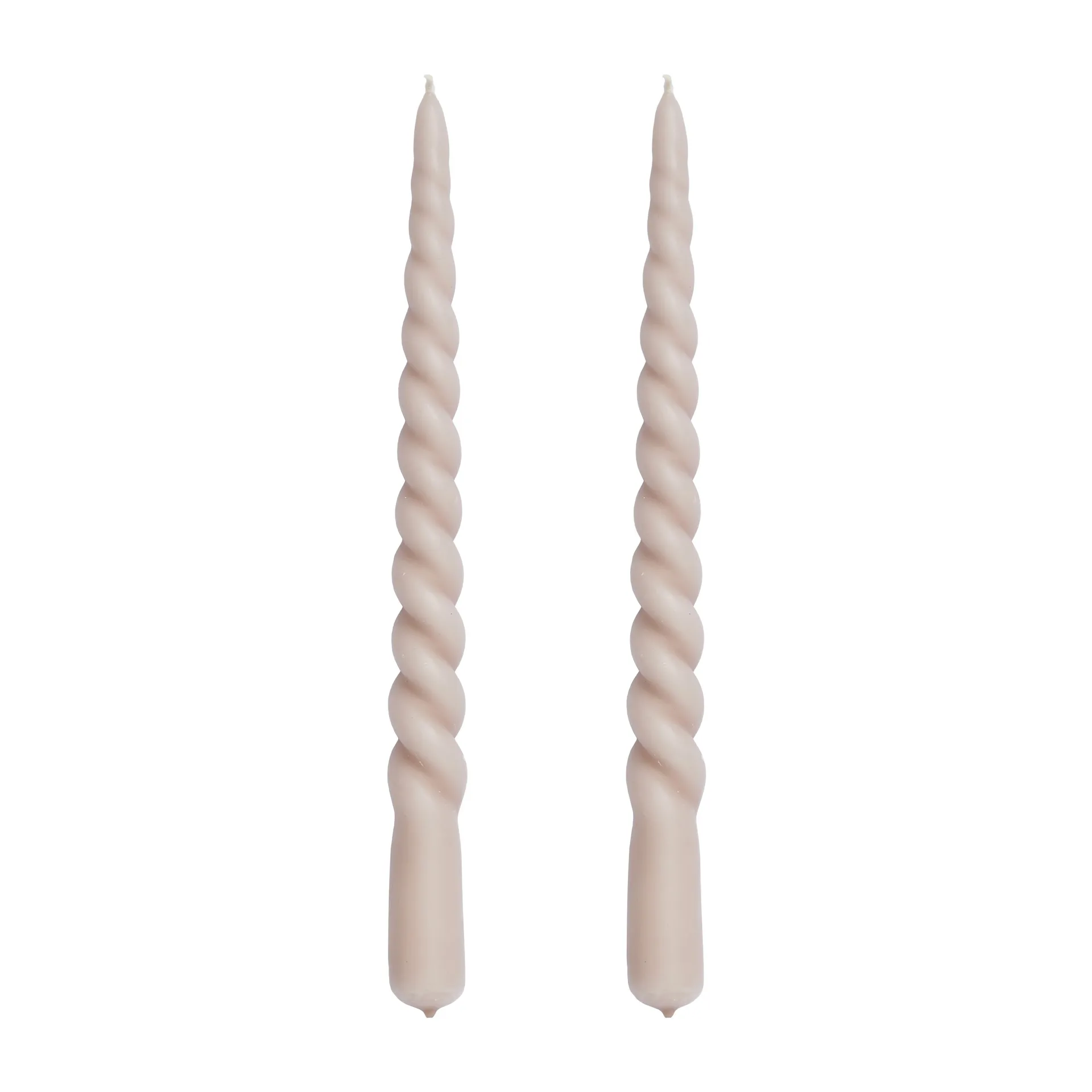 Candela Twisted 25 cm, confezione da 2, Bark Lene Bjerre