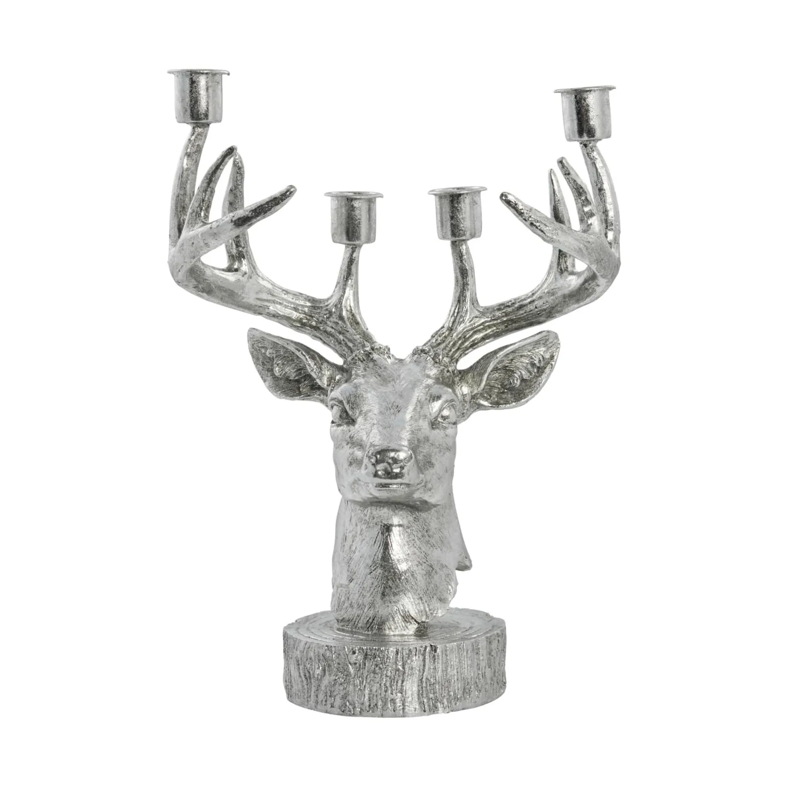 Candelabro Serafina cervo 31 cm, Argento Lene Bjerre
