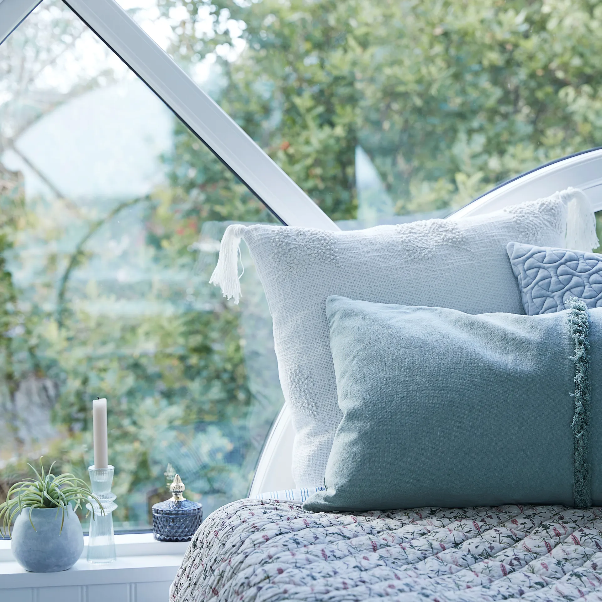 Candeliere Sivia 15,5 cm, Iceberg green Lene Bjerre