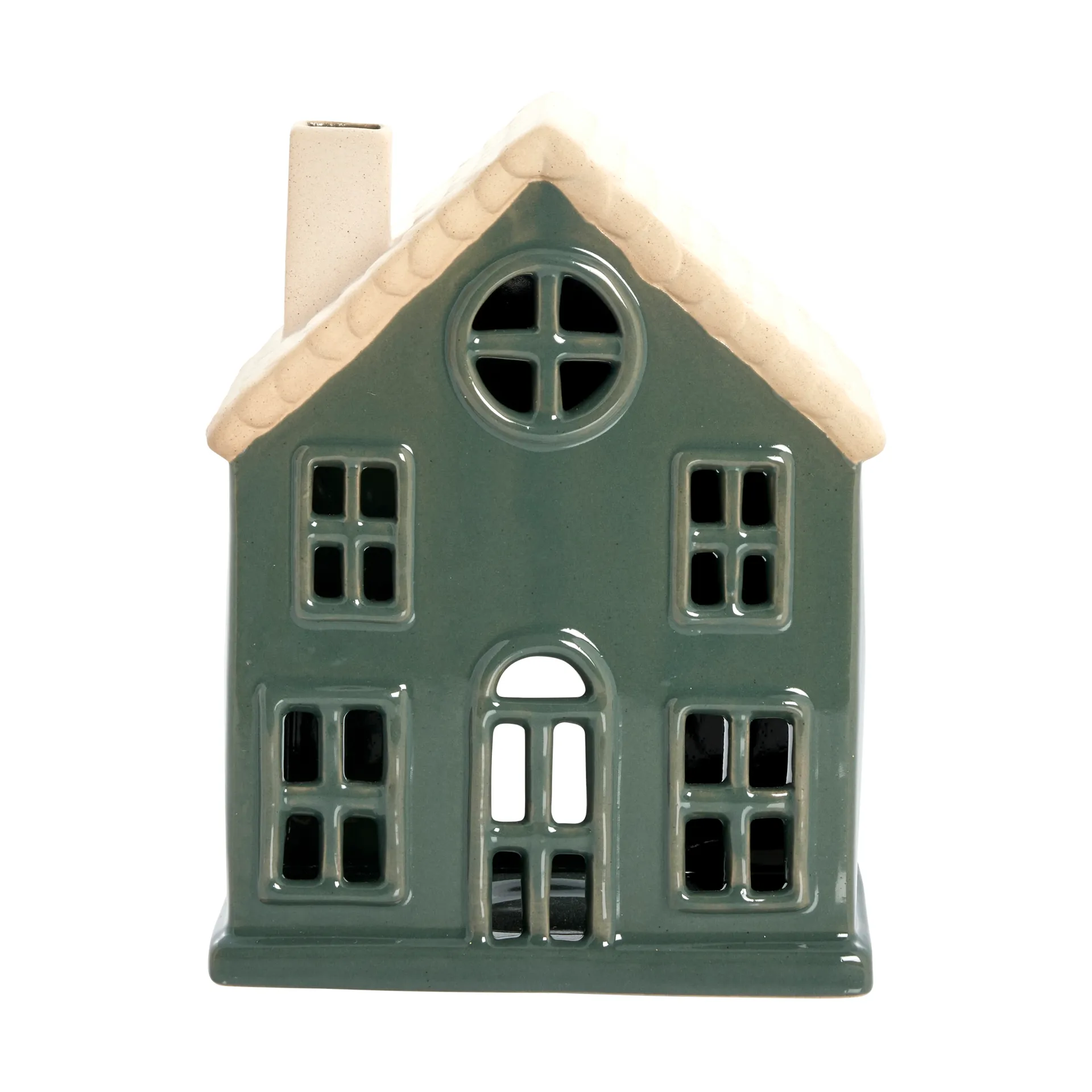 Casa decorativa Hollia 18 cm, Verde scuro Lene Bjerre