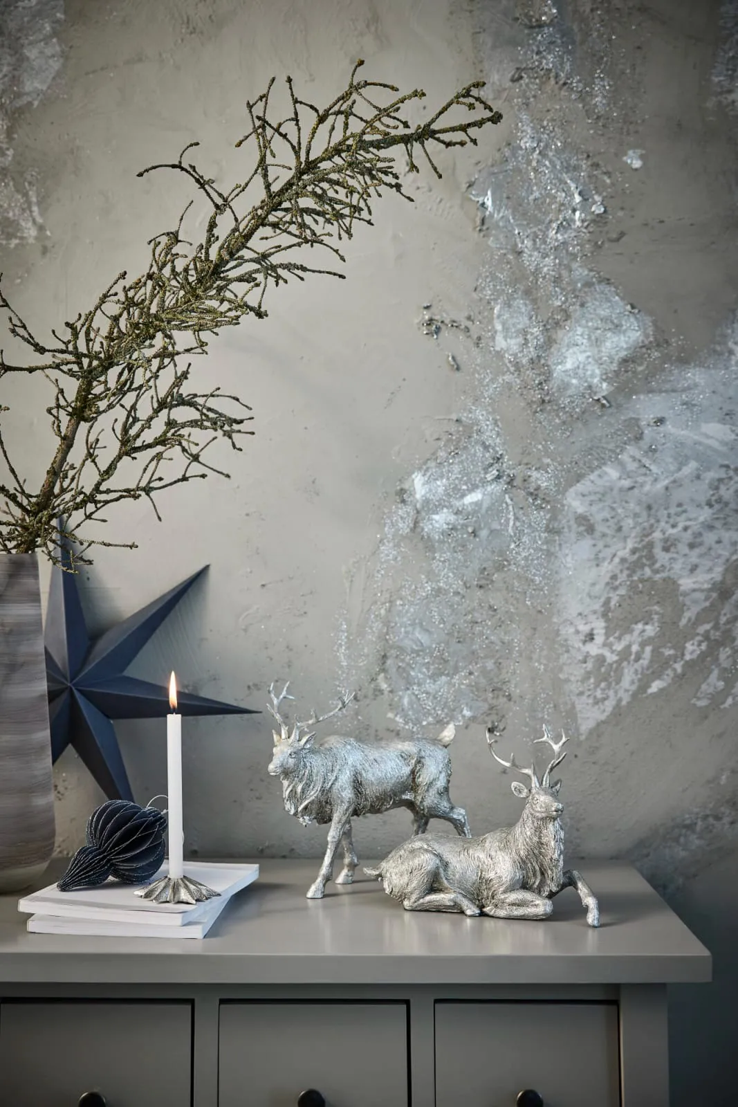 Cervo Sessia 17 cm, Argento Lene Bjerre