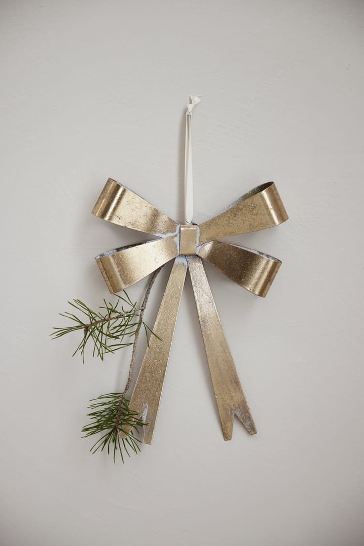 Ciondolo decorativo Missia con fiocco 25 cm, Oro chiaro Lene Bjerre
