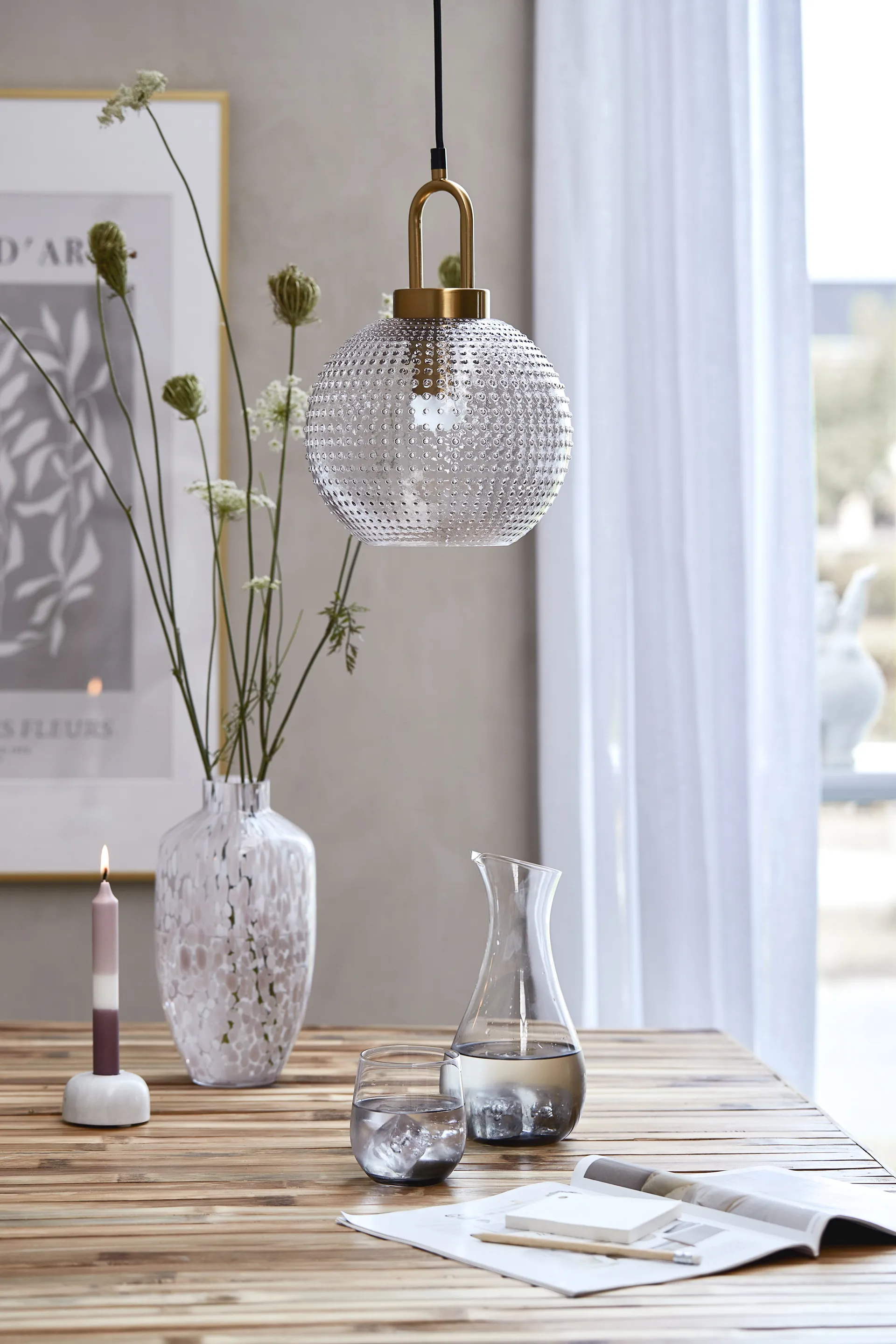 Decanter Victorinne 1,1 L, Smoke Lene Bjerre