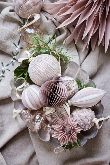 Decorazione a forma di fiore Palisa, 10 cm - Rosa scuro - Lene Bjerre