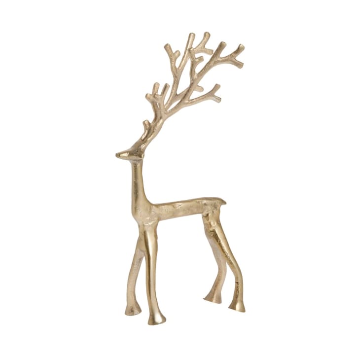 Decorazione a forma di renna Marely – 32 cm - Oro chiaro - Lene Bjerre
