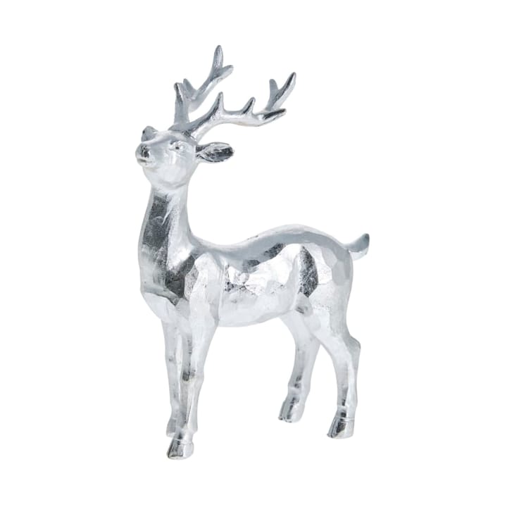 Decorazione a forma di renna Sisillia, 14,5 cm - Argento - Lene Bjerre