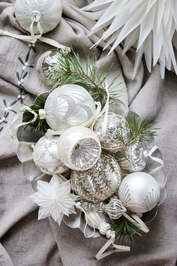 Decorazione a forma di stella Palisa, 10 cm - Bianco sporco - Lene Bjerre