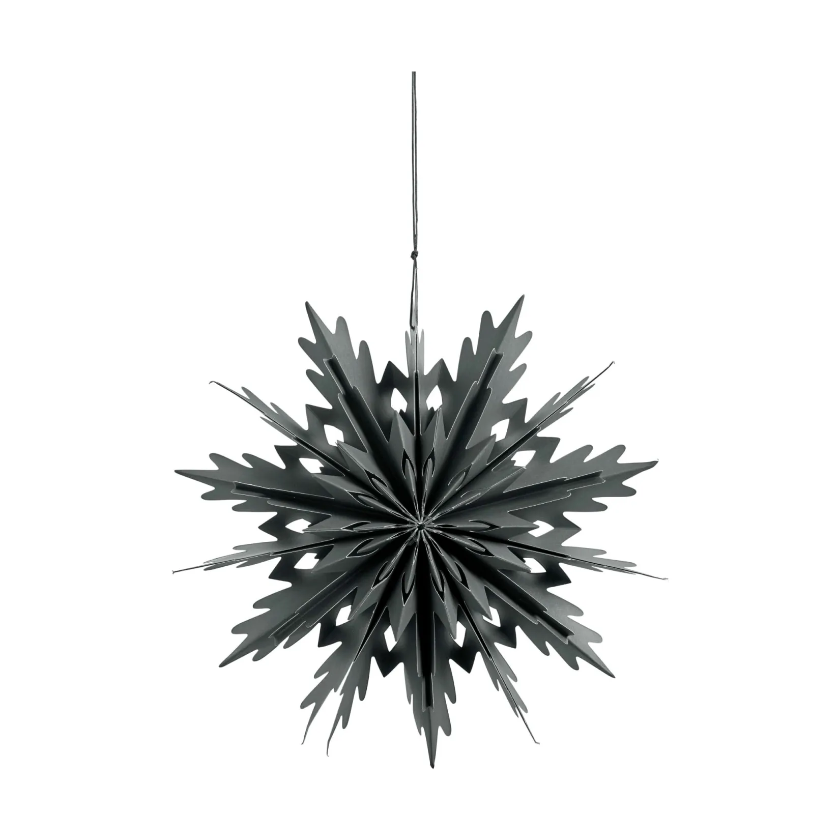 Decorazione a stella Paselle Ø30 cm, Grigio scuro Lene Bjerre