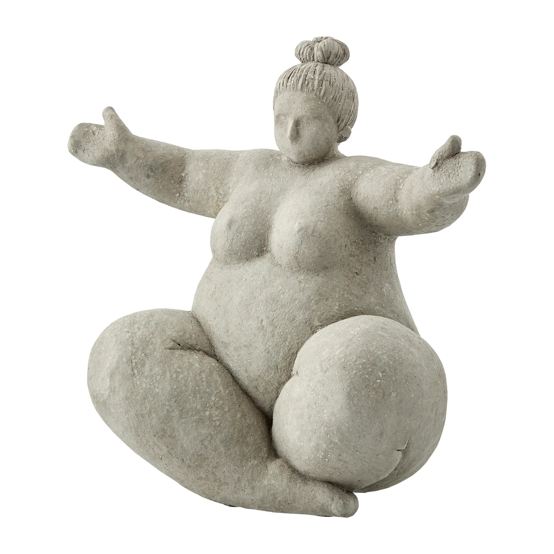 Decorazione donna abbraccio Serafina 24 cm, Grigio Lene Bjerre