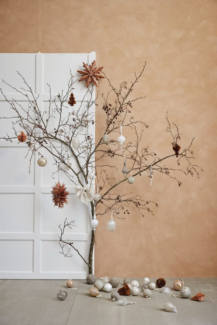 Decorazione natalizia Pappia 12 cm, Rosa, rotonda Lene Bjerre