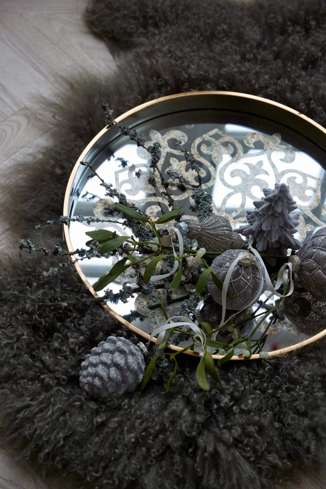 Decorazione natalizia pigna Norille 10 cm, Marrone antico Lene Bjerre