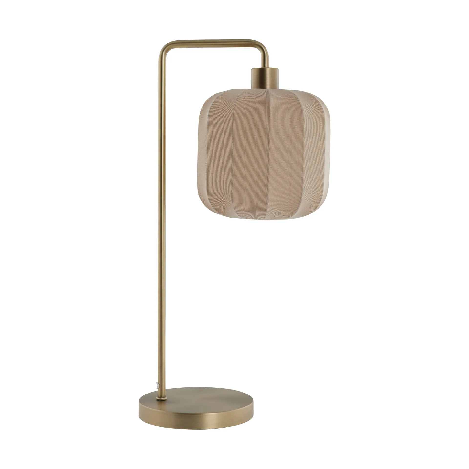 Lampada da tavolo Sashie H58 cm, Lino-Dorato Lene Bjerre