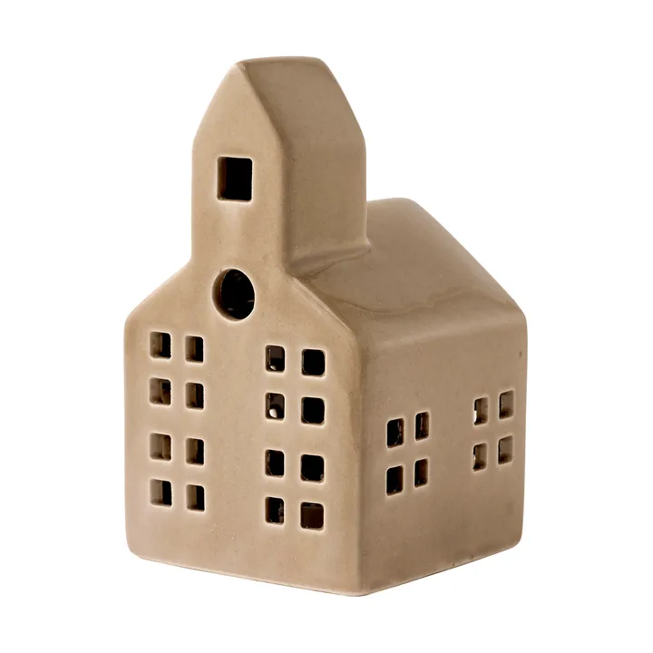 Mythel portacandela - Beige, 8,7x8,5x14,2 cm - Lene Bjerre