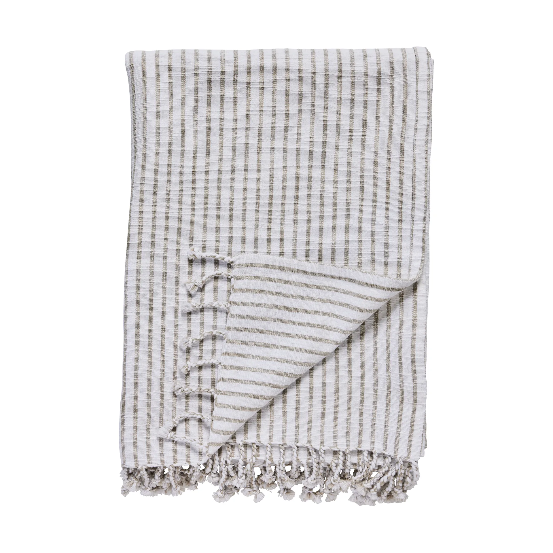 Olivia plaid 130x170 cm, Bianco opaco-Lino Lene Bjerre