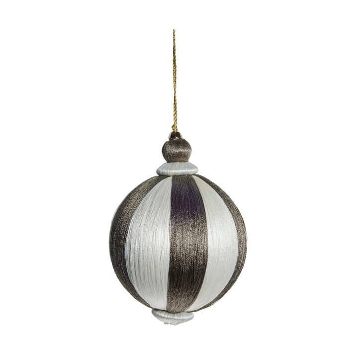 Pallina di Natale Agnes Ø10 cm - Off-white-marrone - Lene Bjerre