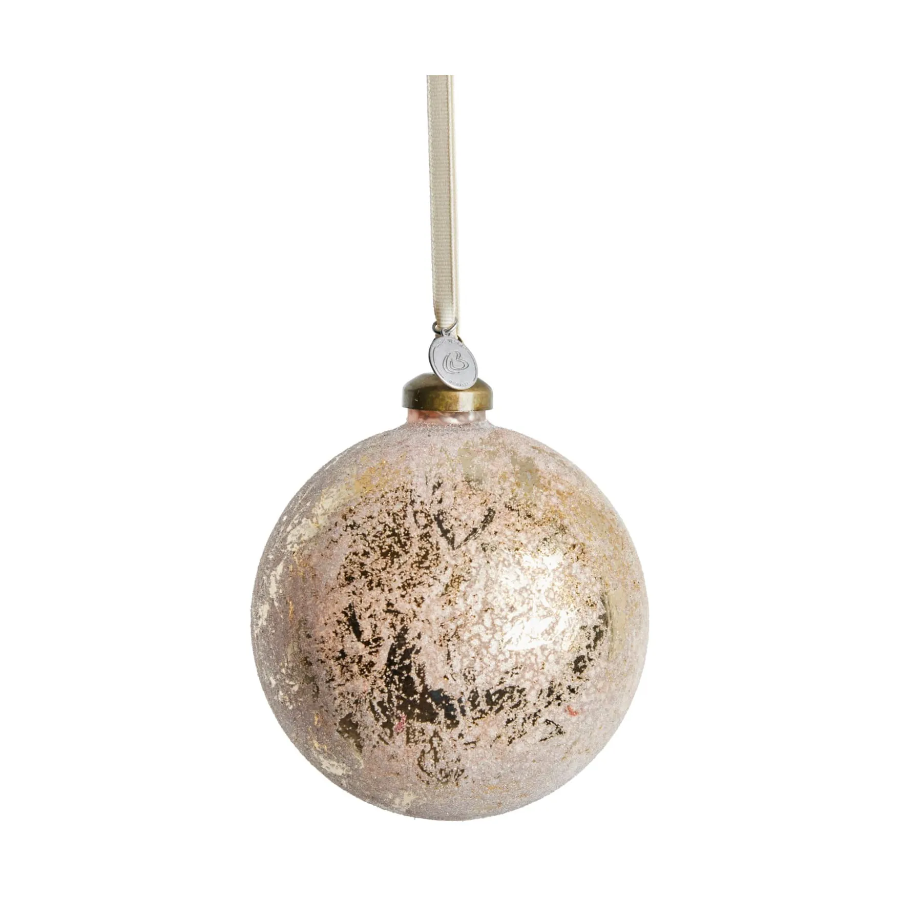 Pallina di Natale Clearena Ø10 cm, Oro rosa Lene Bjerre