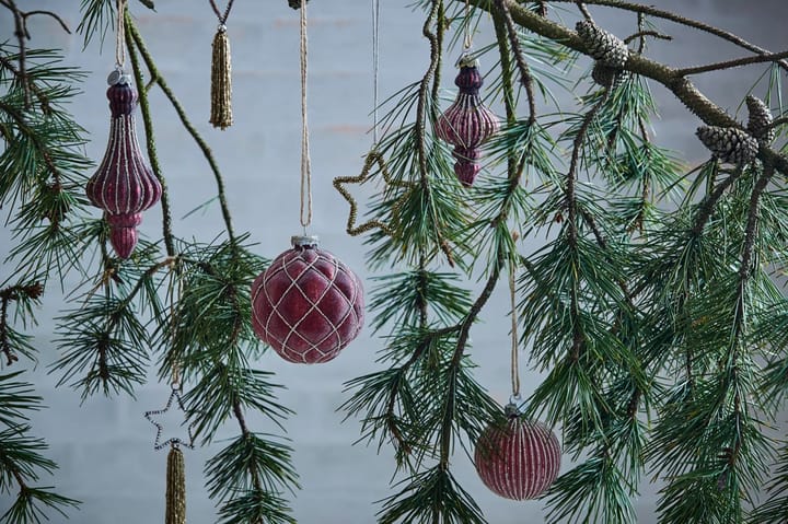 Pallina di Natale Norille Ø11 cm, Melagrana, scanalata Lene Bjerre
