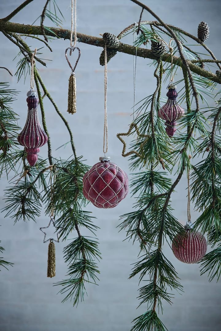 Pallina di Natale Norille Ø11 cm, Melagrana, scanalata Lene Bjerre