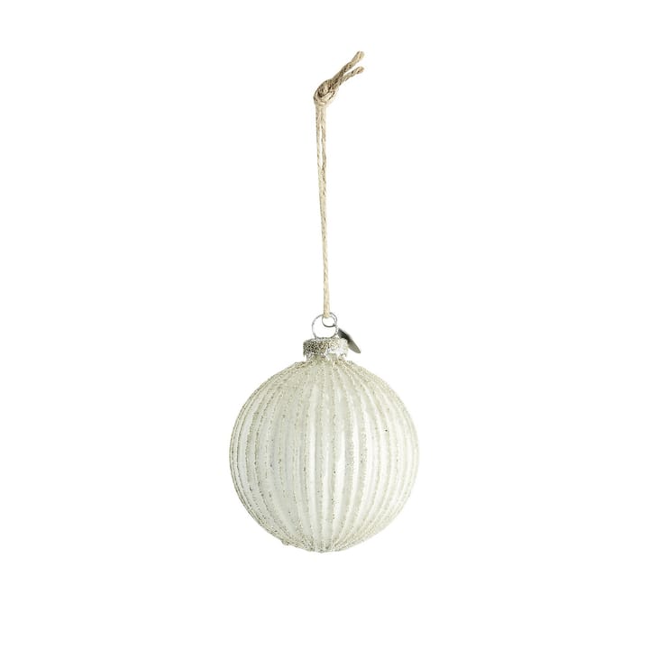 Pallina di Natale Norille Ø 8 cm - Bianco antico, argento - Lene Bjerre