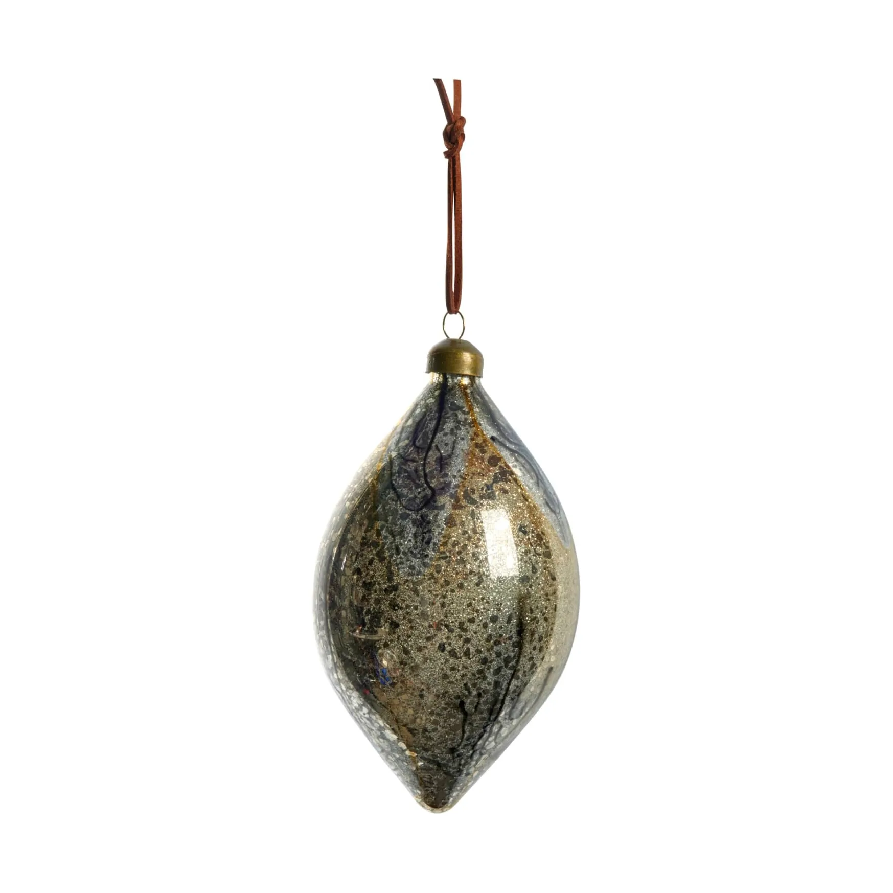 Pallina di Natale Nosille 15 cm, Argento-oro Lene Bjerre