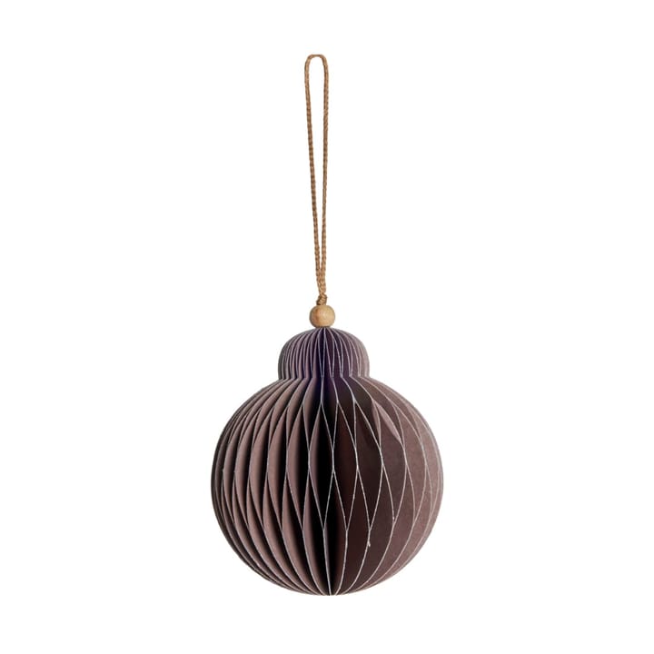 Pendente decorativo Paline – Ø10 cm - Dark rose-silver - Lene Bjerre