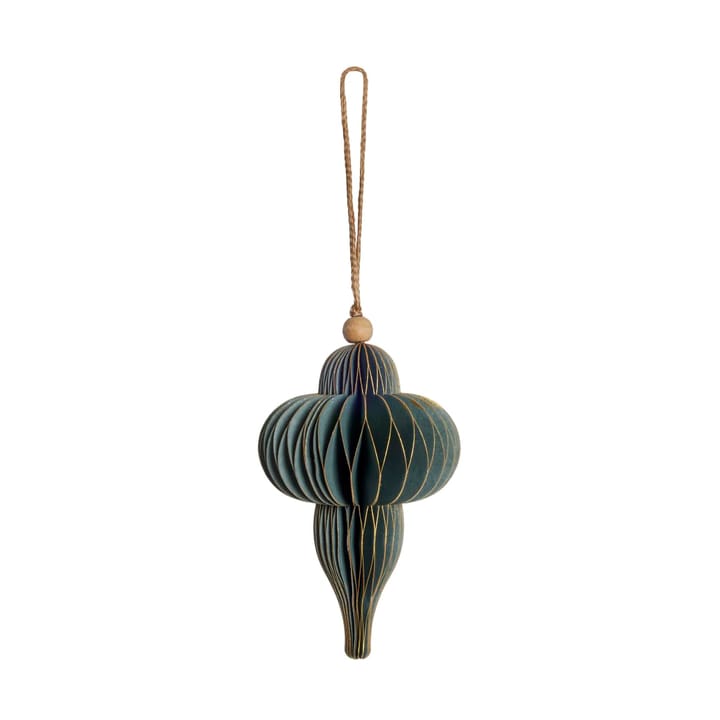Pendente decorativo Paline – 10 cm - Verde-argento - Lene Bjerre