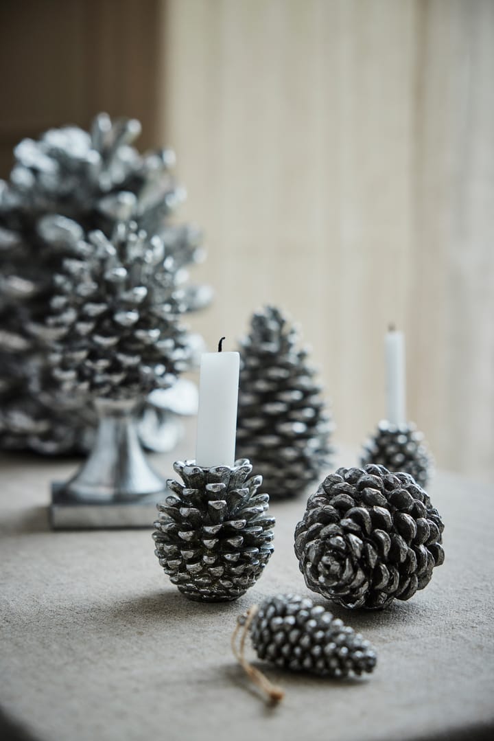 Pigna decorazione appesa Serafina 8,2 cm, Argento antico Lene Bjerre