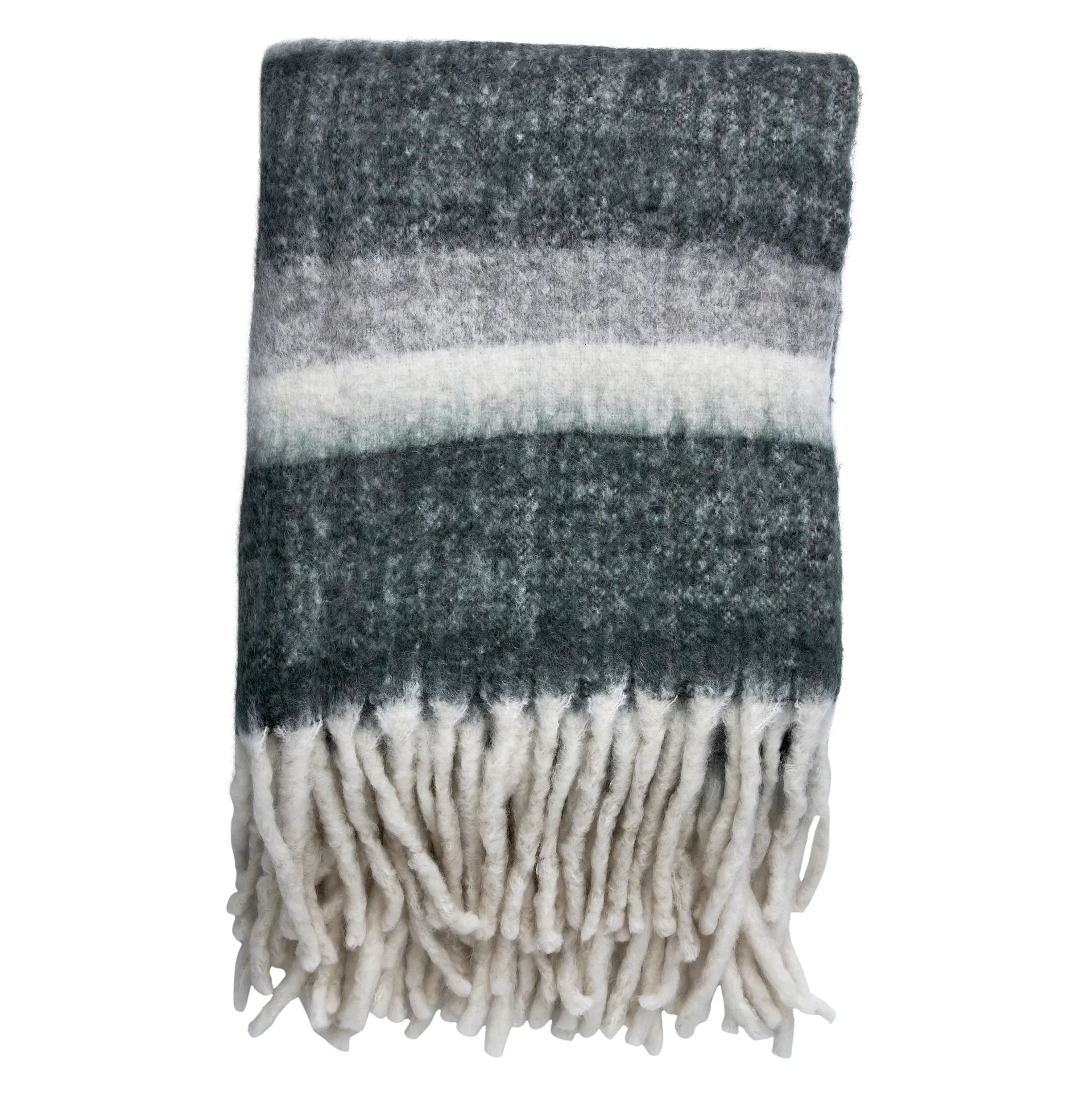 Plaid Friola 170x130 cm, Grey-off white Lene Bjerre