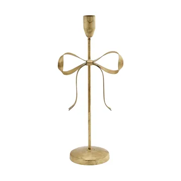 Portacandele bovino - Color oro, 9x15x32,5 cm - Lene Bjerre