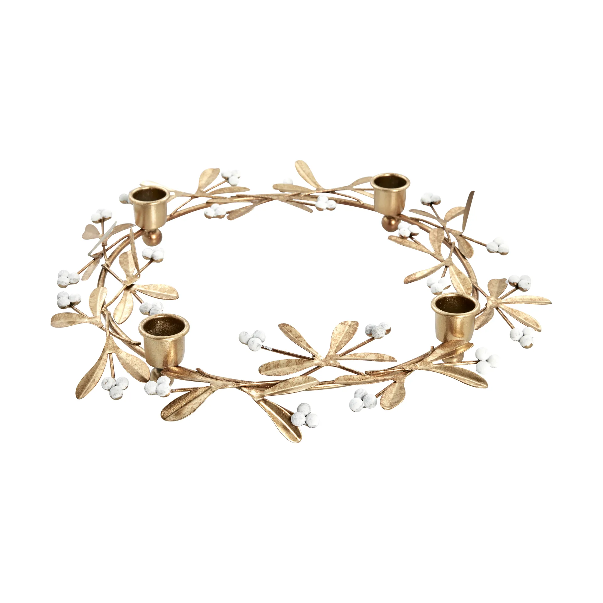 Portacandele dell'Avvento Missia Ø 33 cm, Oro chiaro Lene Bjerre