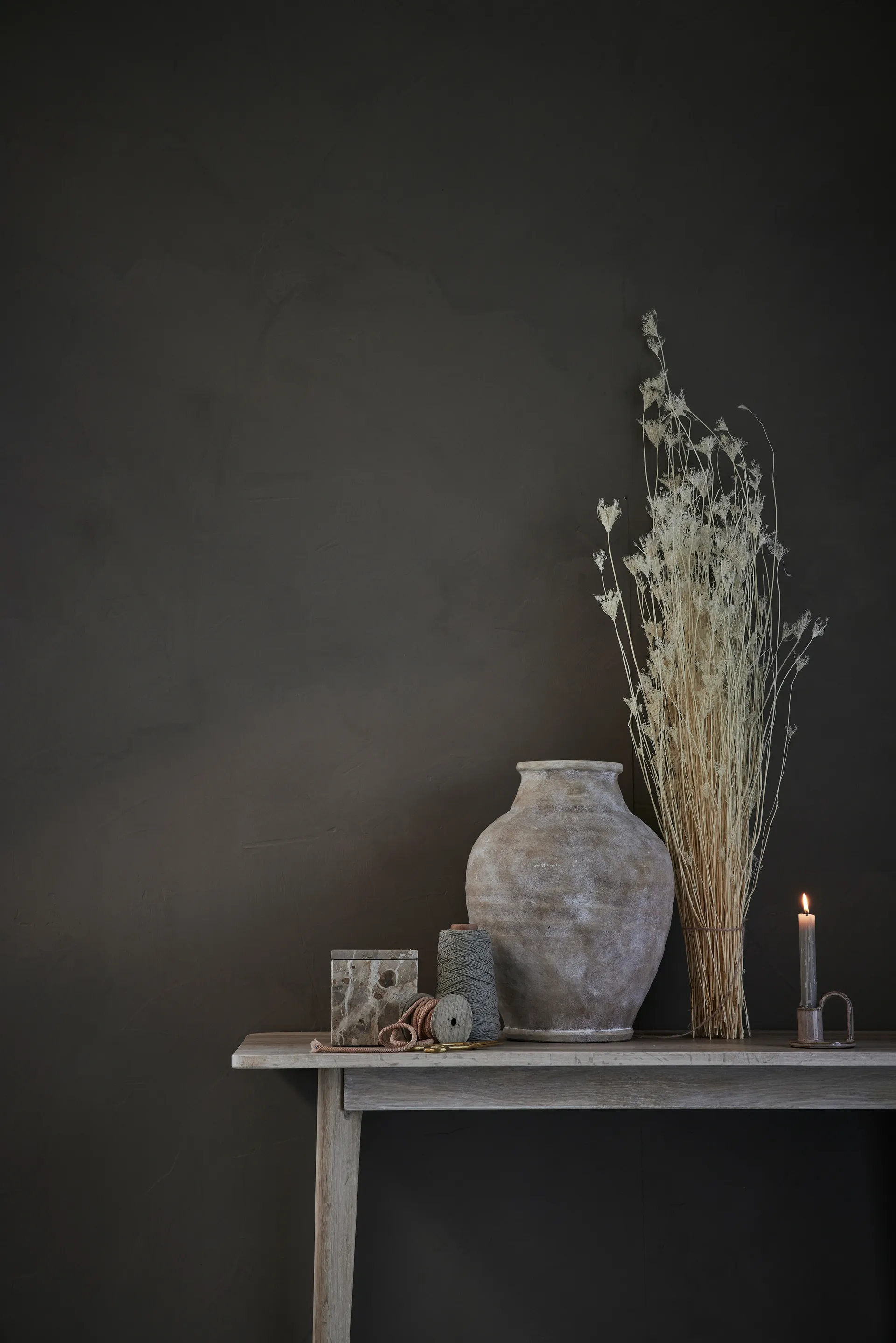 Portaoggetti Ellia in marmo, 12x12 cm, Lino Lene Bjerre