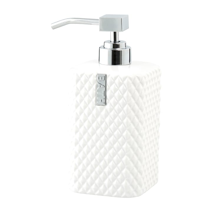 Portasapone Marion soap dispenser 17,5 cm - Bianco-argento - Lene Bjerre