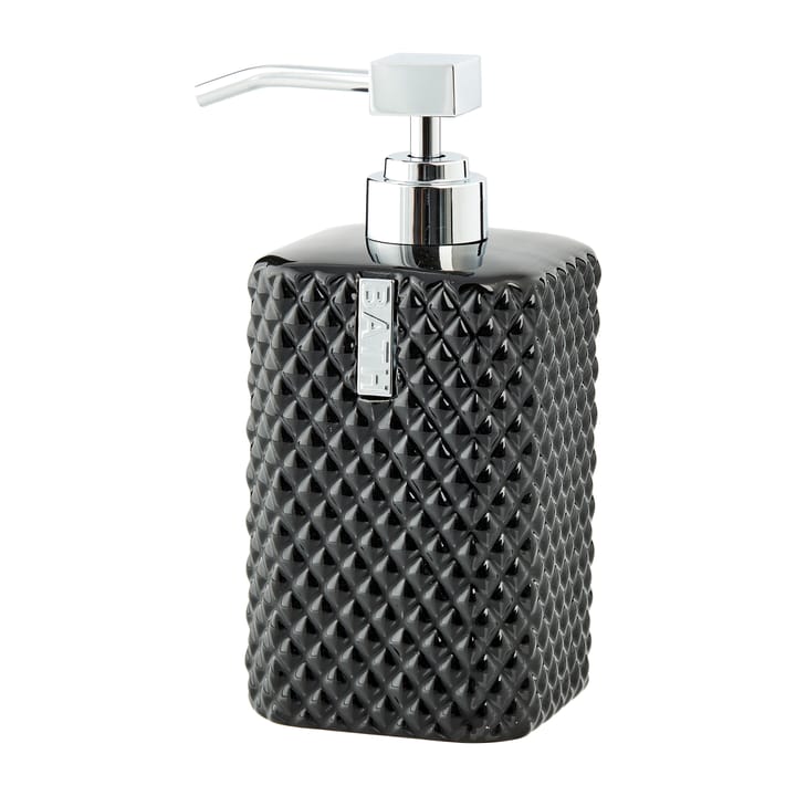 Portasapone Marion soap dispenser 17,5 cm - Nero-argento - Lene Bjerre
