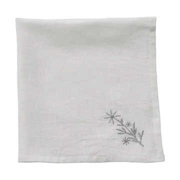 Starlia tovagliolo in tessuto - Bianco-argento, 45x45 cm - Lene Bjerre