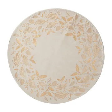 Tappeto natalizio albero Cristie Ø 110 cm - linen-light gold - Lene Bjerre