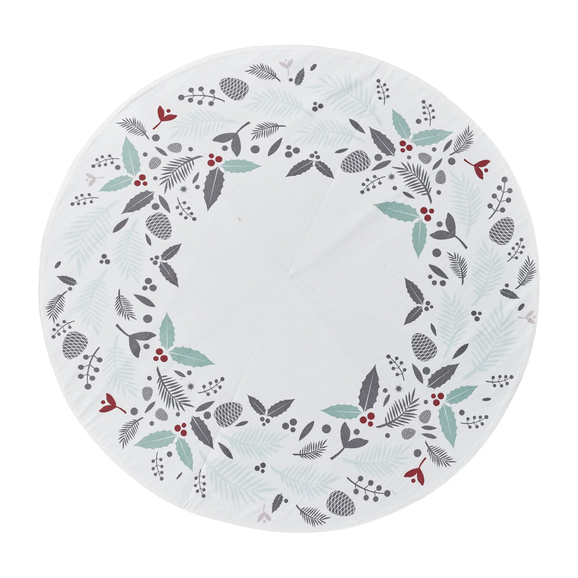 Tappeto natalizio albero Cristivia Ø 110 cm, bianco-multicolore Lene Bjerre