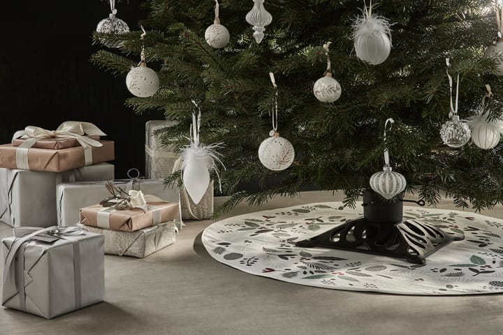 Tappeto natalizio albero Cristivia Ø 110 cm - bianco-multicolore - Lene Bjerre