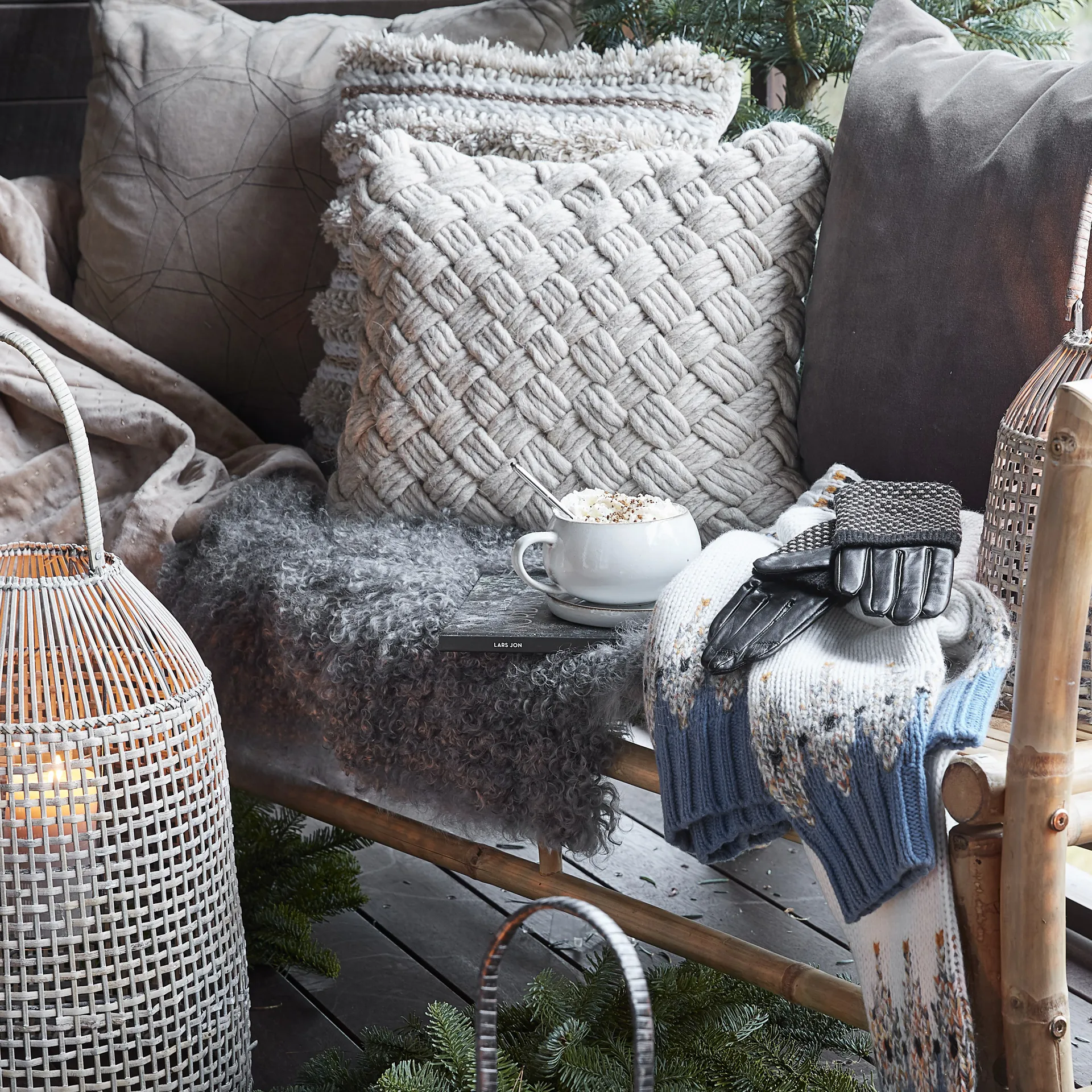 Tazza e piattino Amera, white sands Lene Bjerre