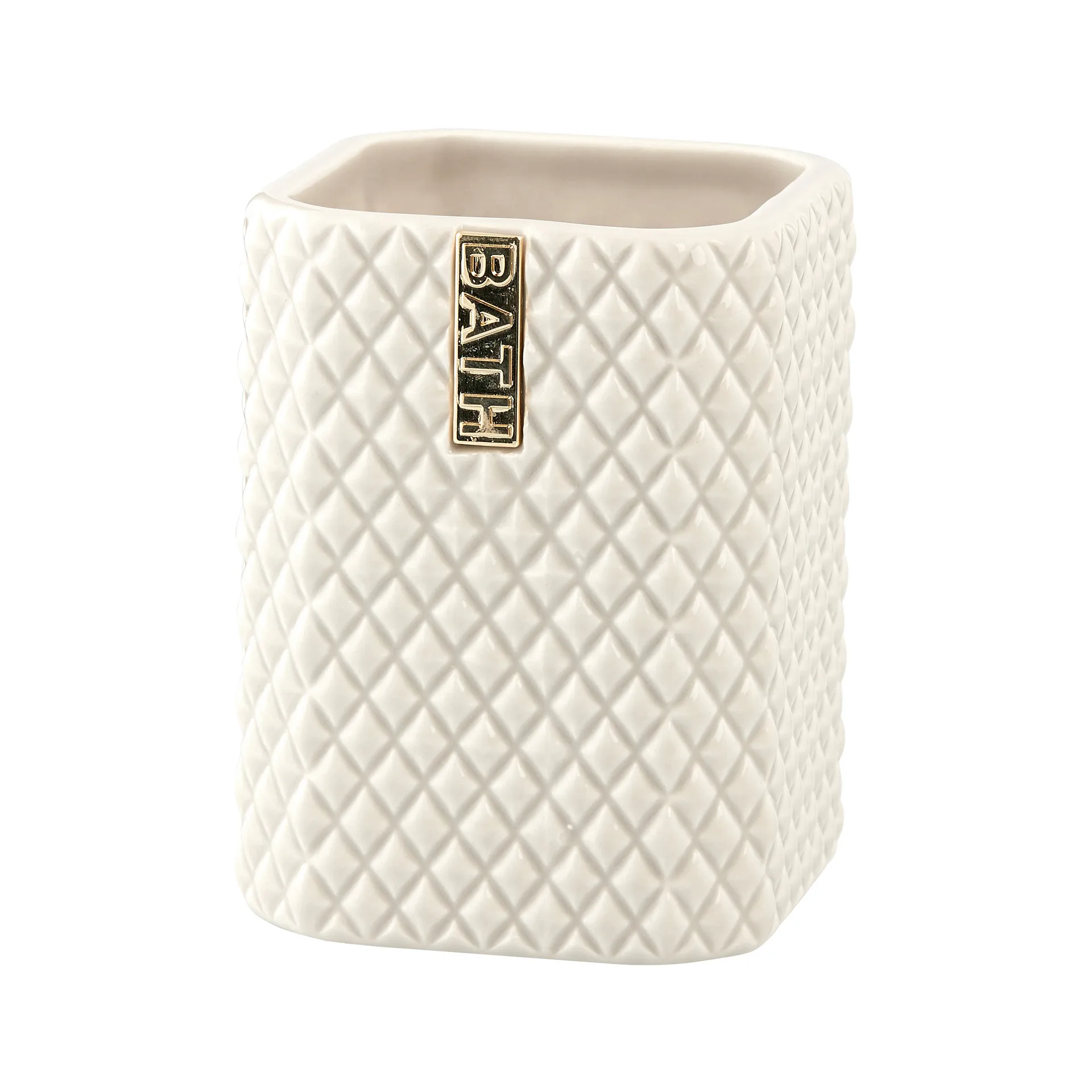 Tazza portaspazzolino Marion 10,5 cm, Camel-oro chiaro Lene Bjerre