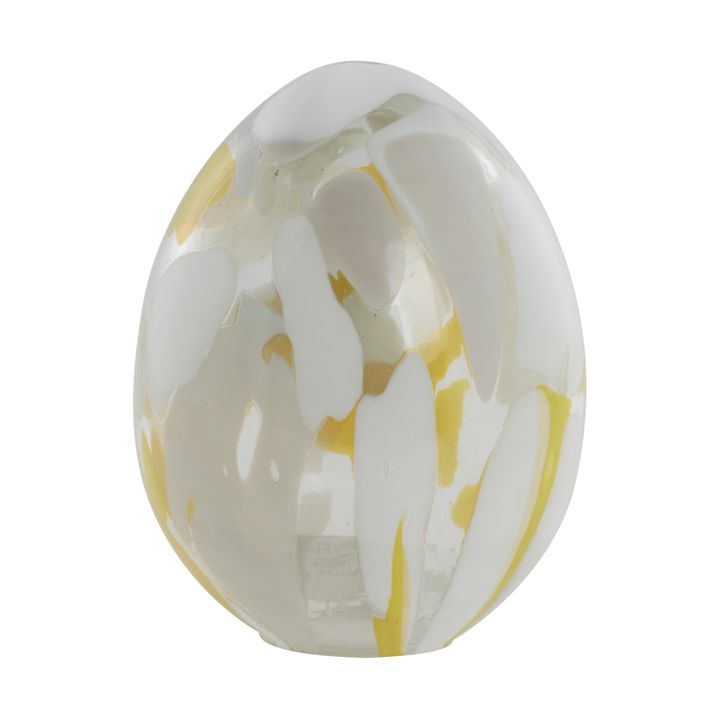 Uovo decorativo Murina 15 cm - Bianco-tenue - Lene Bjerre