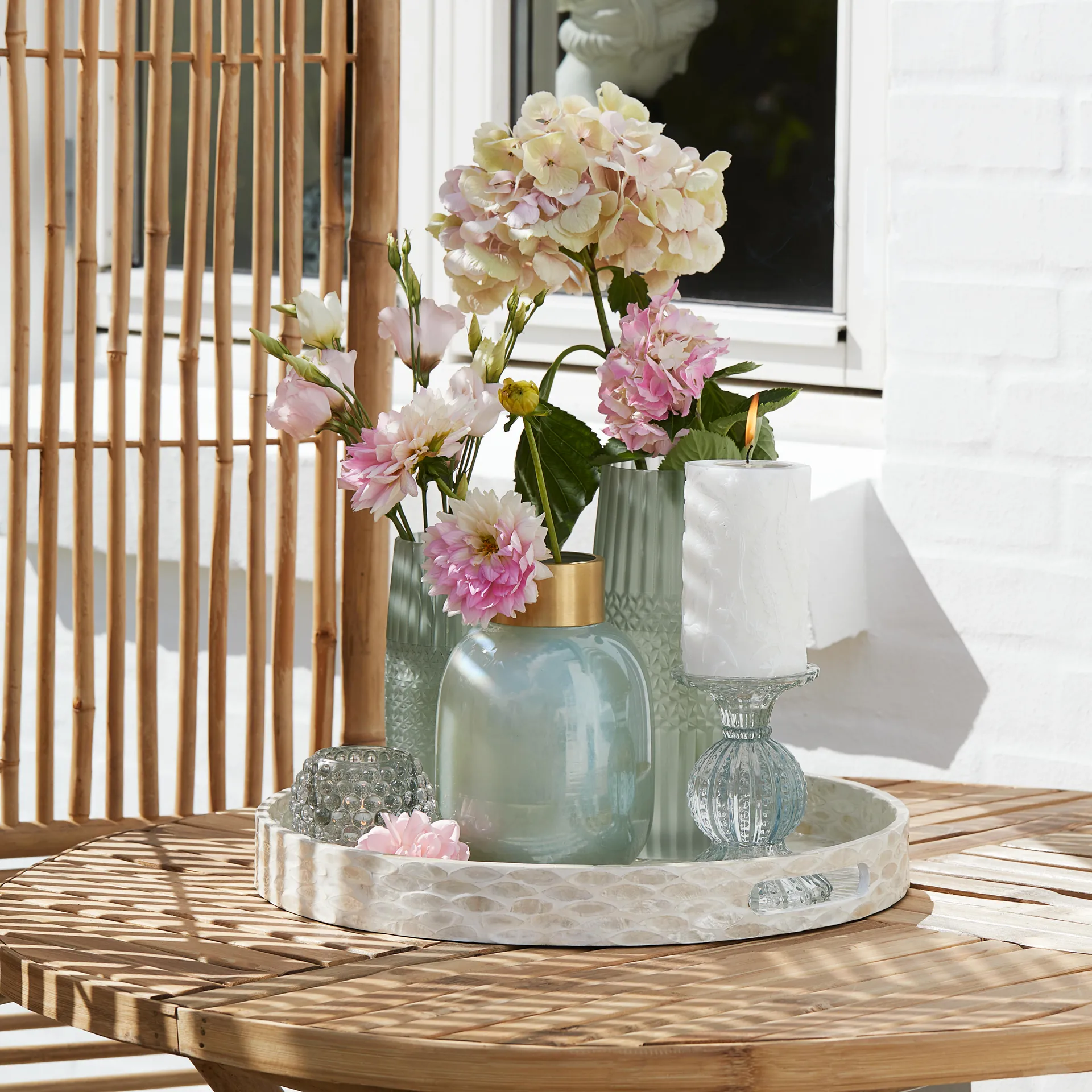 Vaso Alma 33 cm, Iceberg green Lene Bjerre