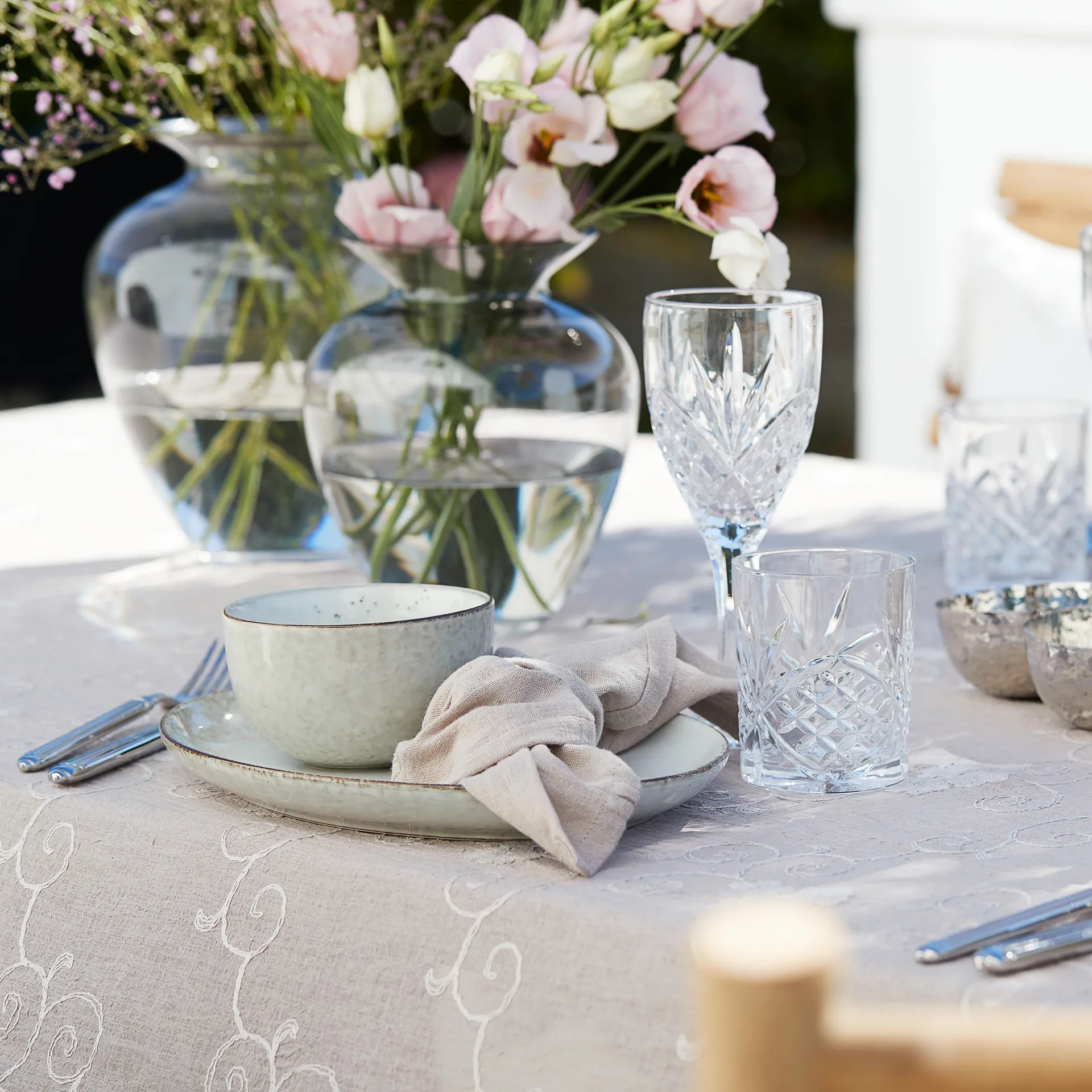 Vaso Milia 24,5 cm, Grigio chiaro Lene Bjerre