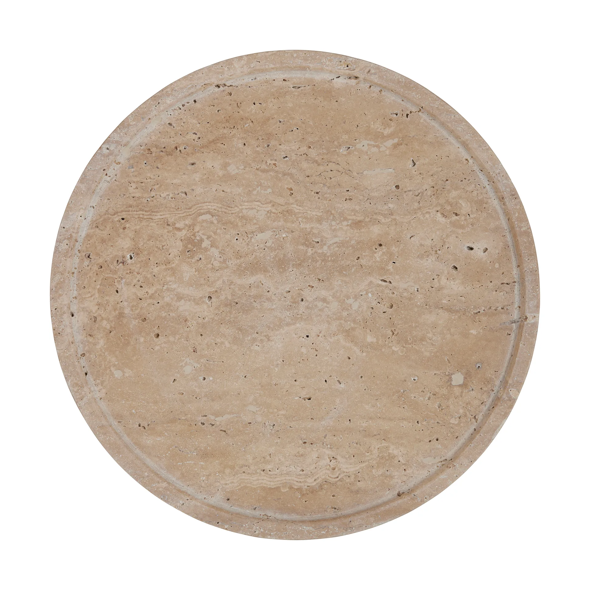 Vassoio decorativo Travina Ø25,5 cm, Lino Lene Bjerre