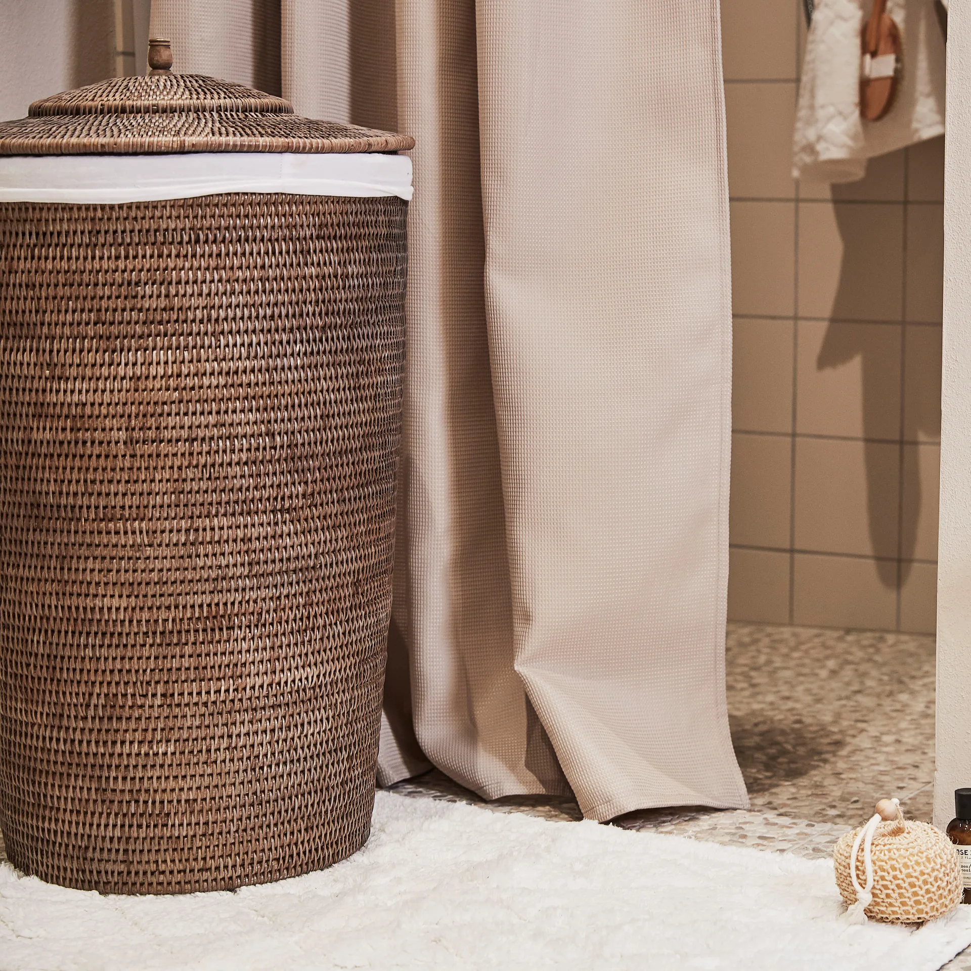 Zerbino bagno Portia 60x90 cm, Bianco Lene Bjerre