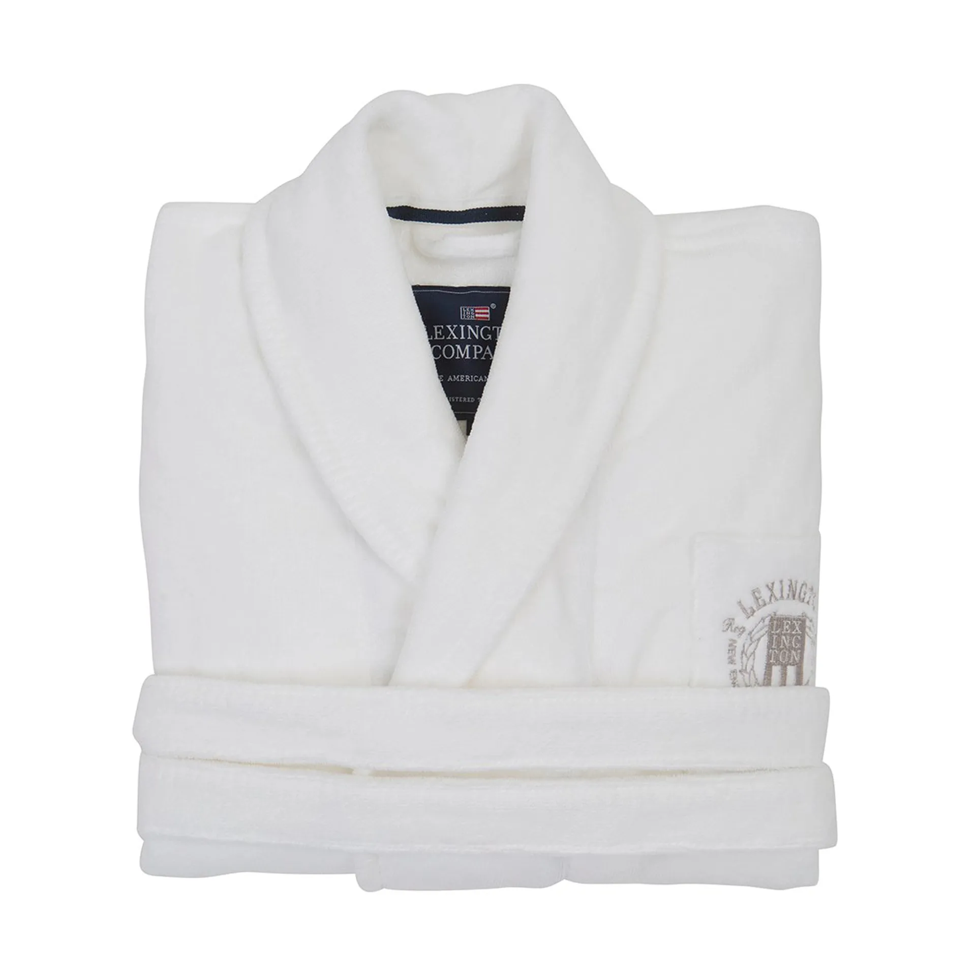 Accappatoio Hotel Velour XS, White Lexington