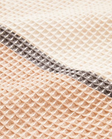 Asciugamano da cucina in cotone biologico Waffle 50x70 cm - Beige - Lexington