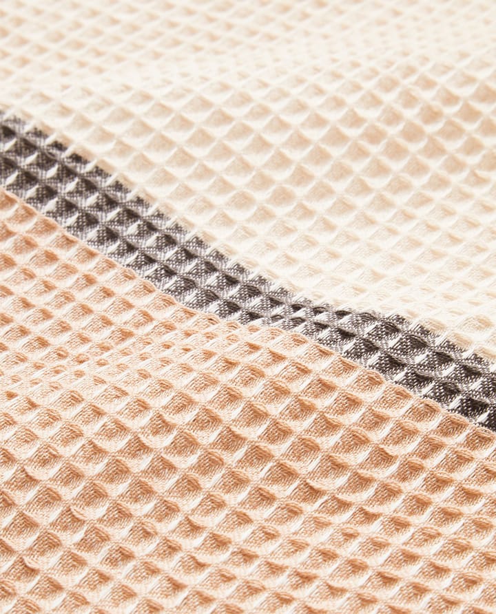 Asciugamano da cucina in cotone biologico Waffle 50x70 cm, Beige Lexington