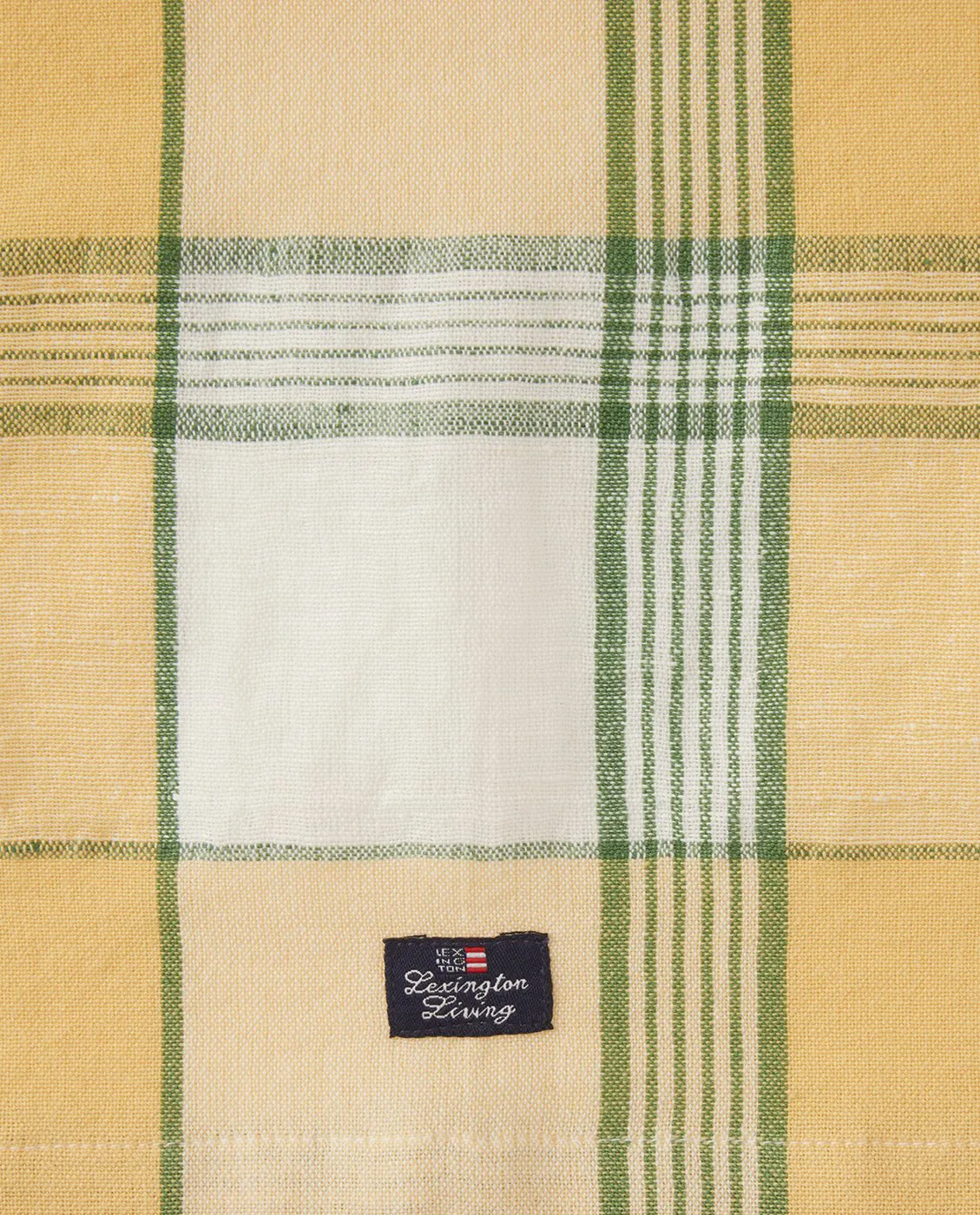 Asciugamano da cucina in cotone/lino Easter 50x70 cm, Giallo-verde Lexington